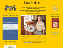 Tablet Screenshot of muehle-wittislingen.de